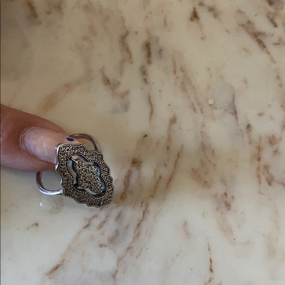 ❌SOLD❌Pandora Sparkling Lace Ring - Picture 2 of 2